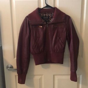 pleather jacket